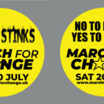 march for change sticker preview